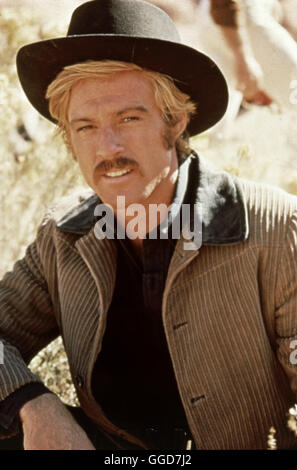 ZWEI BANDITEN / Butch Cassidy e Sundance Kid USA 1968 / George Roy Hill Robert Redford als Sundance Kid Regie: George Roy Hill aka. Butch Cassidy e Sundance Kid Foto Stock