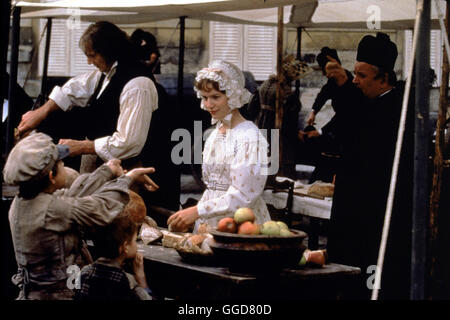 LES MISERABLES / Les Miserables USA 1998 / Bille August Szene mit Tochter Fantines Cosette (Claire Danes, Mitte) . Regie: Bille August aka. Les Miserables Foto Stock