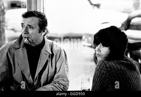 ALLES IN BUTTER / Tout va bien FRA 1972 / Jean-Luc Godard / Pierre Gorin Yves Montand und Jane Fonda Regie: Jean-Luc Godard / Pierre Gorin aka. Tout va bien Foto Stock