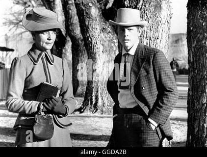 DER SHOOTIST / Il Shootist USA 1976 / Don Siegel Szene mit Lauren Bacall (legame Rogers) und Ron Howard (Gillom Rogers). Regie: Don Siegel aka. Il Shootist Foto Stock