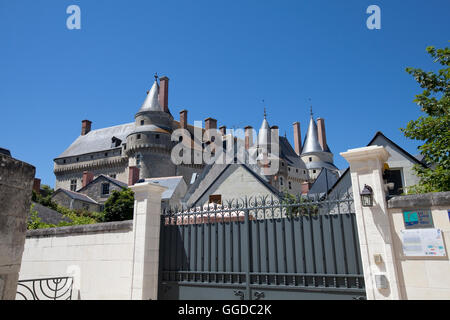 Chateau de Langeais della Valle della Loira in Francia Foto Stock