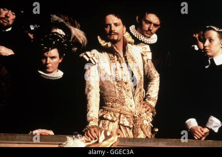 SHAKESPEARE IN LOVE / Shakespeare in amore GB/USA 1998 / John Madden 1590: William Shakespeare leidet un einer Schreibblockade. Erst die in modo schöne wie theaterbegeisterte Viola de Lessep sorgt dafür, dass die Muse ihn wieder küßt - in ihrer eigenen Gestalt. Doch über dem jungen Glück brauen sich dunkle Wolken zusammen: Viola muss auf Geheiß der Königin einen anderen heiraten ... Szene mit Signore Wessex (Colin Firth). Regie: John Madden aka. Shakespeare in amore Foto Stock