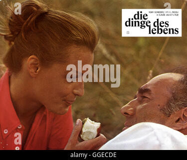 DIE DINGE DES LEBENS / les choses de la vie / L'amante Frankreich/Italien 1969 / Claude Sautet Romy Schneider als Helene, Michel Piccoli als Pierre Berard, in 'Die Dinge des Lebens", 1969. Regie: Claude Sautet aka. Les choses de la vie / L'amante Foto Stock