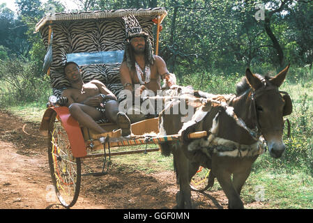 Il sig. Ossa / Sig. ossa ZA 2002 / Grigio Hofmeyr Medizinmann Sig. ossa (LEON SCHUSTER) Regie: Grigio Hofmeyr aka. Il sig. ossa Foto Stock