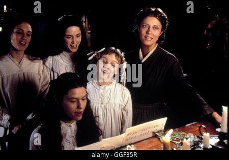 BETTY und ihre SCHWESTERN / Piccole Donne USA 1994 / GILLIAN ARMSTRONG Winona Ryder (Josephine marzo), ClLAIRE danesi (Elizabeth marzo), Kirsten Dunst (giovani Amy marzo), Susan Sarandon (Marmee marzo), am Klavier: TRINI ALVARADO (Margret Marzo) Regie: Gillian Armstrong aka. Piccole Donne Foto Stock