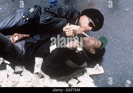 NEW JACK CITY / New Jack City USA 1990 / Mario Van Peebles Scotty Appleton (ICE-T), Gee denaro (ALLEN PAYNE) Regie: Mario Van Peebles aka. New Jack City Foto Stock