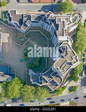 Vista aerea, torre residenziale Weisser Riese, residenziale alto, alto edificio, vista aerea di Gelsenkirchen, zona della Ruhr Foto Stock