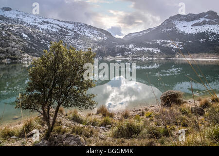 Geografia / viaggi, Spagna, Maiorca, serbatoio Gorg blu nella Serra de Tramuntana, Additional-Rights-Clearance-Info-Not-Available Foto Stock