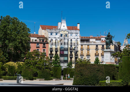 Plaza de Oriente, Madrid, Spagna Foto Stock