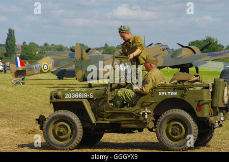 Re Enactors al Victory Show, Cosby, Foto Stock