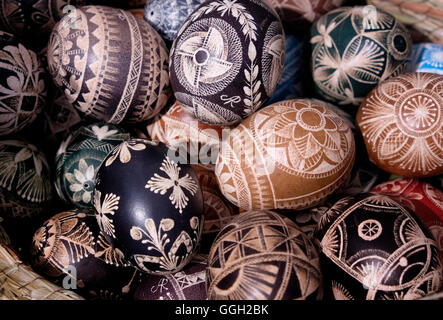 Uova di Pasqua in Lituania Foto Stock