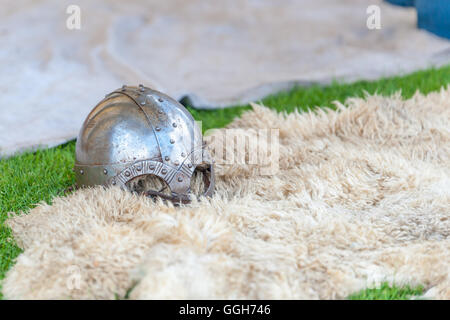 Battaglia di Wodensfield rievocazione del 5 agosto 910 A.D. La battaglia di Tettenhall Foto Stock