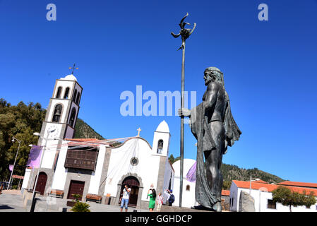 Chiesa di Santiago del Teide Tenerife, Isole Canarie, Spagna Foto Stock