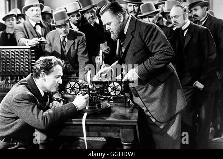 DER GROSSE Edison Edison / l'uomo USA 1940 / Clarence Brown Szene mit Thomas A. Edison (Spencer Tracy). Regie: Clarence Brown aka. Edison l'uomo Foto Stock