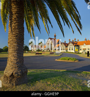 Museo di Rotorua, Government Gardens, Rotorua, Baia di Planty, Isola del nord, Nuova Zelanda Foto Stock