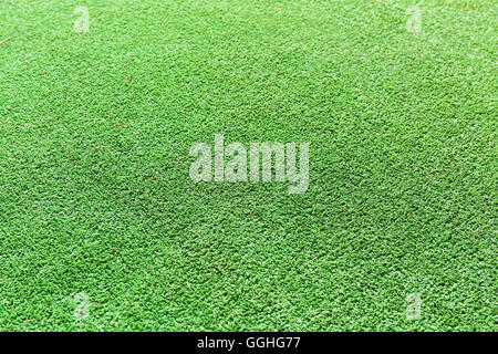 Verde tappeto erboso artificiale pattern texture Foto Stock