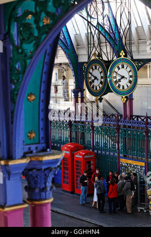 Architettura vittoriana a Smithfield Market, Clerkenwell, London, England, Regno Unito Foto Stock