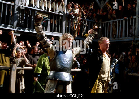 RITTER AUS LEIDENSCHAFT / IL DESTINO DI UN CAVALIERE USA 2001 / Brian Helgeland Szene mit Sir William Thatcher/Sir Ulrich Von Lichtenstein di Gelderland (Heath Ledger) Regie: Brian Helgeland aka. Un cavaliere del racconto Foto Stock