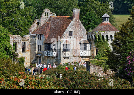 Scotney Castle, Lamberhurst, Kent, Inghilterra, Gran Bretagna Foto Stock