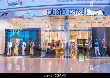 Esterno di un Roberto Cavalli store in Las Vegas strip Foto Stock