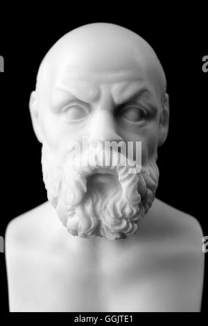 Socrate ha vissuto in Atene (470 A.C. - 399 a.C.) era un Greco filosofo ateniese è una delle figure più importanti nel mondo. Foto Stock