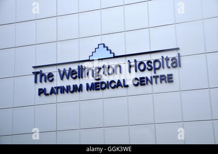 Il Wellington Hospital Platinum Medical Center di San Giovanni Bosco, a nord di Londra Foto Stock