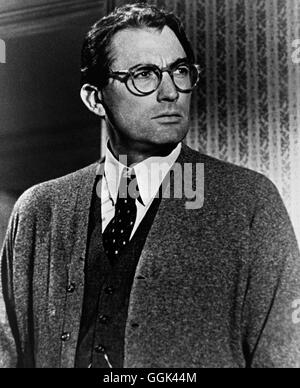 WER DIE NACHTIGALL STÖRT / per uccidere un Mockingbird USA 1962 / Robert Mulligan Atticus Finch (Gregory Peck) Regie: Robert Mulligan aka. Per uccidere un Mockingbird Foto Stock