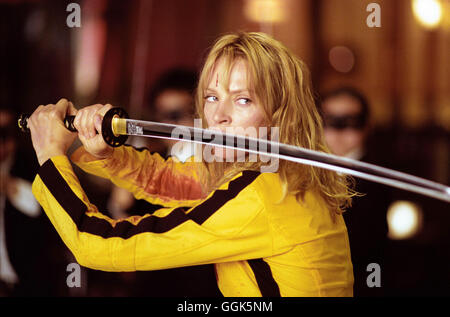 KILL BILL / Volume I USA 2003 / Quentin Tarantino Szene mit la sposa a.k.a. Black Mamba (Uma Thurman) Regie: Quentin Tarantino aka. Il Volume I Foto Stock