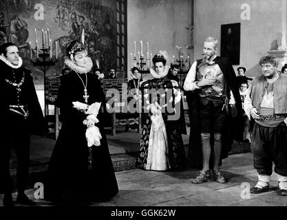 DON QUICHOTE / Don Kikhot UdSSR/Unione Sovietica 1957 / Grigori Kozintsev BRUNO FREJNDLIKH (il duca), LIDIYA VERTINSKAYA (Duchessa), TAMILLA AGAMIROVA (Lady Altisidora), NIKOLAI CHERKASOV (Don Chisciotte), YURI TOLUBEYEV (Sancho Panza) Regie: Grigori Kozintsev aka. Don Kikhot Foto Stock