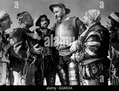 DON QUICHOTE / Don Kikhot UdSSR/Unione Sovietica 1957 / Grigori Kozintsev Szene mit NIKOLAI CHERKASOV (Don Chisciotte), YURI TOLUBEYEV (Sancho Panza) Regie: Grigori Kozintsev aka. Don Kikhot Foto Stock