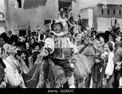 DON QUICHOTE / Don Kikhot UdSSR/Unione Sovietica 1957 / Grigori Kozintsev Szene mit YURI TOLUBEYEV (Sancho Panza) Regie: Grigori Kozintsev aka. Don Kikhot Foto Stock