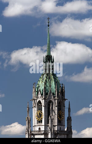 Chiesa di San Paolo, Paulskirche, Monaco di Baviera, Germania Foto Stock