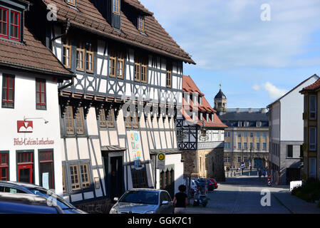 Casa di Lutero, Eisenach, Foresta Turingia, Turingia, Germania Foto Stock