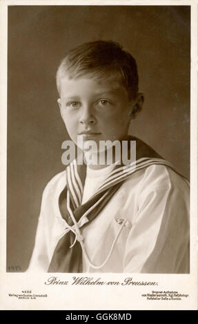 Prinz Wilhelm von Preußen - ca 1913 Preußen Foto Stock