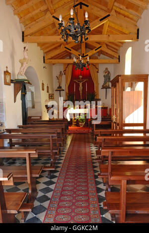 La Chiesetta di San Sebastiano chiesa, Villaverde, distretto di Oristano, Sardegna Foto Stock