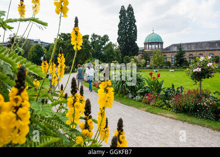 Giardino Botanico, Karlsruhe, Baden-Wuerttemberg, Germania Foto Stock