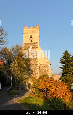 Weißenkirchen in der Wachau: chiesa fortificata San Michele, Austria, Niederösterreich, Bassa Austria Wachau Foto Stock