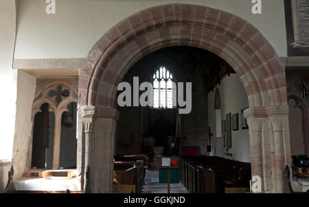 La Chiesa di San Nicola, Curdworth, Warwickshire, Inghilterra, Regno Unito Foto Stock