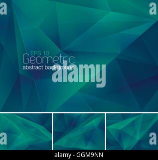 Astratta geometrica dello sfondo. Bassa poli sfondo vettoriale Illustrazione Vettoriale