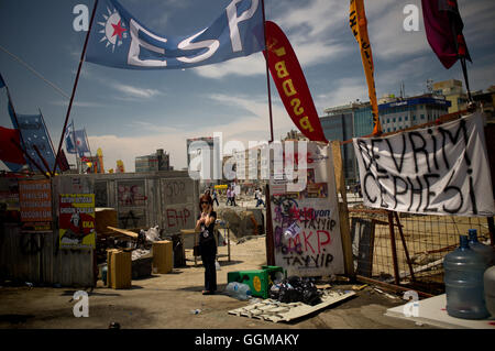 Vista generale della zona dove proteste per Gezi Park ha iniziato a Istanbul. © Jordi Boixareu Foto Stock