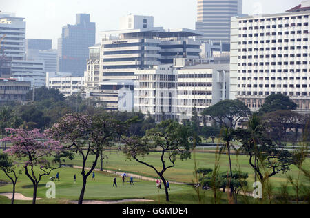 Campo da golf del Royal Bangkok Sports Club, Bangkok, Thailandia Foto Stock