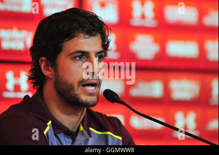 Sao Paulo, Brasile. 05 Ago, 2016. Hudson durante una conferenza stampa dopo la formazione del São Paulo Football Club, tenutasi al TDC Barra Funda, nella zona ovest di São Paulo. Foto: Maurício Rummens/Fotoarena/Alamy Live News Foto Stock