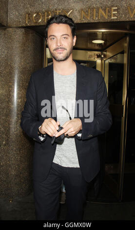New York, Stati Uniti d'America. 05 Ago, 2016. Jack Huston a New York Live per parlare del suo nuovo film Ben-Hur in New York. NY Agosto 05, 2016. Credito: RW/MediaPunch/Alamy Live News Foto Stock