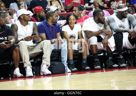 PHILADELPHIA, PA - 5 agosto : Mo'Ne Davis raffigurato all'Allen Iverson Celebrity Gioco di basket presso la Temple University's Liacouras Center di Philadelphia, Pa su Agosto 5, 2016 Photo credit Star Shooter/MediaPunch Foto Stock