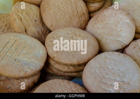 Biscotti fatti a mano vicino a fotografare Foto Stock