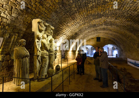 Dresda: Dresda Fortezza : nel 'Black ton ' della fonderia è l'originale Moritz monumento, Germania, Sassonia, Sassonia, Foto Stock