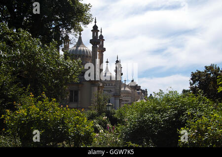 Il Royal Pavilion, Brighton e motivi, Brighton, Inghilterra, Regno Unito Foto Stock