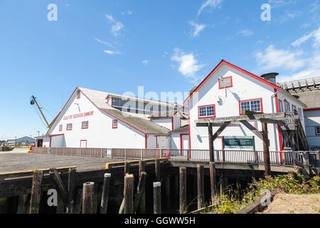 RICHMOND, Canada - 10 Luglio: Golfo di Georgia Cannery in Steveston villaggio in Richmond, BC, Canada. Foto Stock