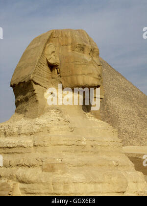 La Grande Sfinge a Giza. Il Cairo - Egitto. Foto Stock