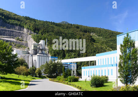 Golling an der Salzach: Leube calce impianto di masterizzazione Tagger, Austria, Salisburgo, Tennengau Foto Stock